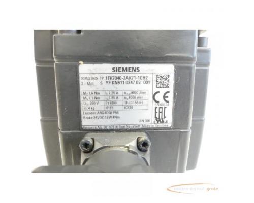 Siemens 1FK7040-2AK71-1CH2 Synchronmotor SN:YFKN611034702001 - Bild 4