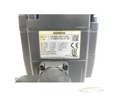Siemens 1FK7040-2AK71-1CH2 Synchronmotor SN:YFKN610123303001 - Bild 4