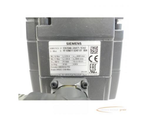 Siemens 1FK7040-2AK71-1CH2 Synchronmotor SN:YFKN611034701004 - Bild 4