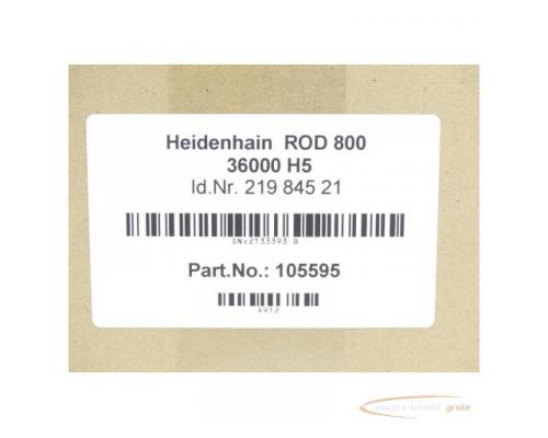 Heidenhain ROD 800 36000 H5 Id.Nr. 219 845 21 SN:2133393B - mit 6 Mon. Gwl.! - - Bild 6