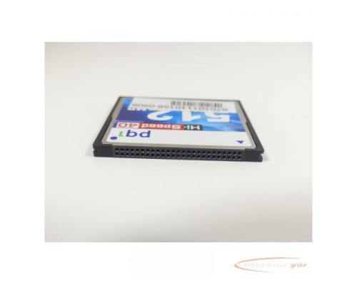 CompactFlash pq1 Hi-Speed 40 Karte 512 MB 870101110156 0508 - Bild 4