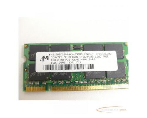 Micron 1GB DDR2 Speicher MT16HTF 1284HY-53EB3 - Bild 2