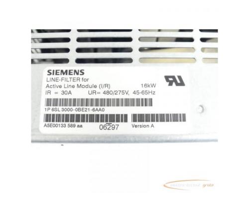 Siemens 6SL3000-0BE21-6AA0 Netzfilter Version: A SN:06297 - Bild 3