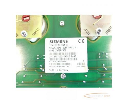 Siemens 6FC5103-0AD03-0AA0 Maschinensteuertafel M ohne Interface SN:T-K42040420 - Bild 5