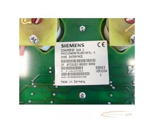 Siemens 6FC5103-0AD03-0AA0 Maschinensteuertafel M ohne Interface SN:T-J91127263 - Bild 5