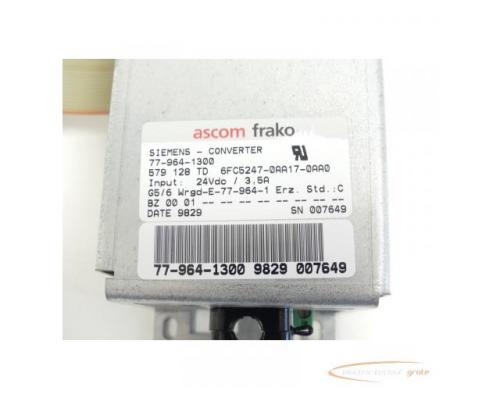 Siemens / ascom 6FC5247-0AA17-0AA0 / 77-964-1300 Converter E-Stand: C SN:007649 - Bild 5