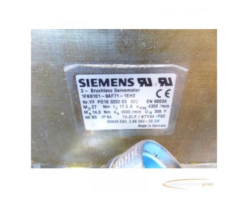 Siemens 1FK6101-8AF71-1EH0 Synchronservomotor SN:YFPO18325203002 - Bild 4