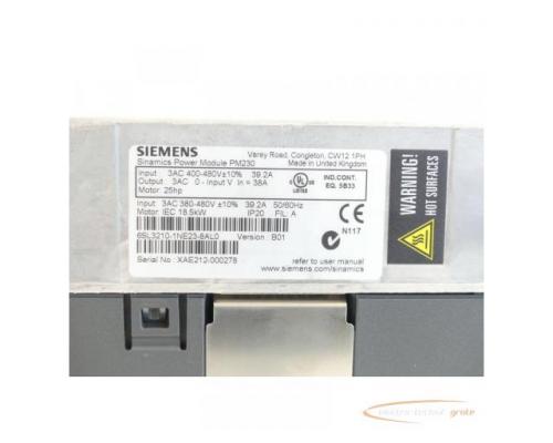 Siemens 6SL3210-1NE23-8AL0 Power Module PM230 Version: B01 SN:XAE212-000278 - Bild 3