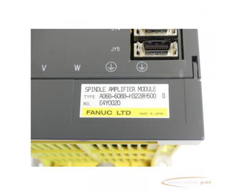 Fanuc A06B-6088-H322 # H500 Spindle Amplifier Module Version B SN:E4Y0020 - Bild 4