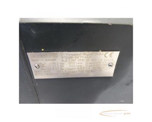 Siemens 1FT6086-1AF71-4AG1 Permanent-Magnet-Motor SN:EL287031002022 - Bild 4