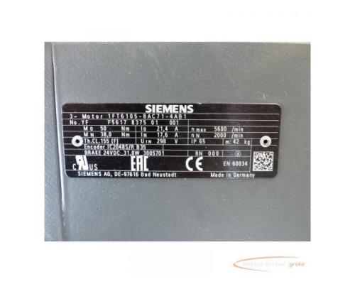 Siemens 1FT6105-8AC71-4AB1 Synchron-Servomotor SN:YFF5617837501001 - Bild 4