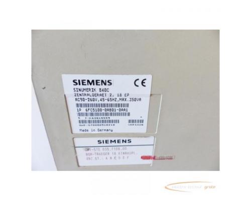 Siemens 6FC5100-0AB01-0AA1 Zentralgerät SN:T-K62015559 18 Steckplätze - Bild 4