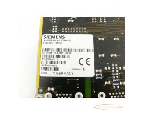 Siemens 6FC5110-0CB01-0AA0 PLC CPU 135WD Version: E SN:ST-00R860312 - Bild 4