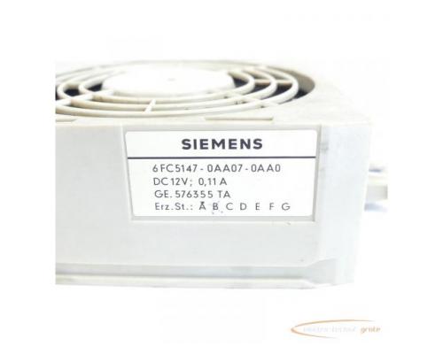 Siemens 6FC5147-0AA07-0AA0 Lüftereinsatz DC 12V, 0,11 A , E-Stand: B - Bild 4