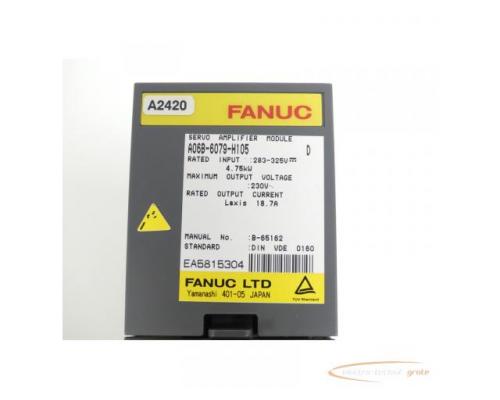 Fanuc A06B-6079-H105 SN:ES5815304 - mit 12 Monaten Gewährleistung! - - Bild 4