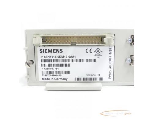 Siemens 6SN1118-0DM13-0AA1 Regelungseinschub Version: D SN:F2EN017754 - Bild 4