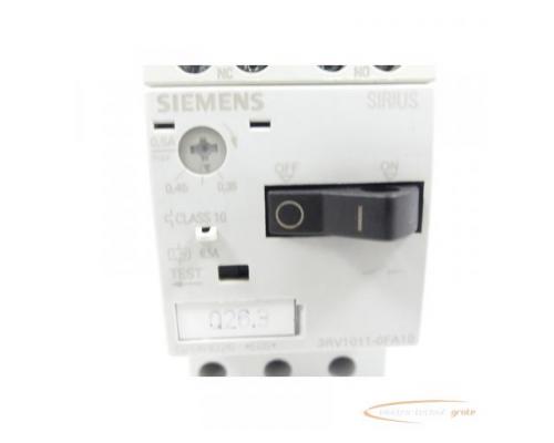 Siemens 3RV1011-0FA10 Leistungsschalter 0,35 - 0,5 A max. + 3RV1901-1E - Bild 3