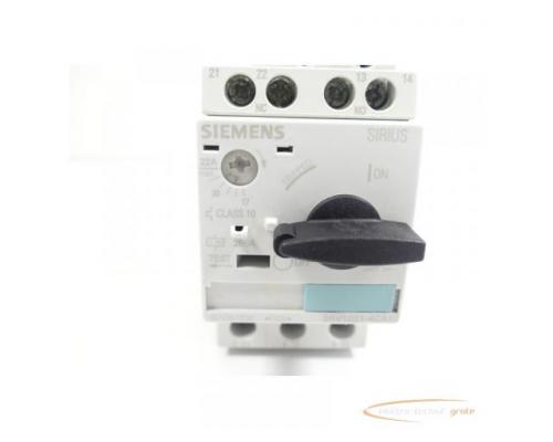 Siemens 3RV1021-4CA10 Leistungsschalter 17 - 22 A max. + 3RV1901-1E - Bild 3