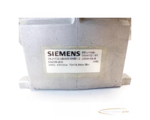 Siemens 2KJ1732-5BA00-0HB1 - Z Schneckengetriebe SN:FDU1104/2054132/01 - Bild 4