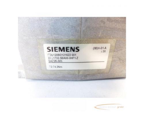 Siemens 2KJ1732-5BA00-0HF1 - Z Schneckengetriebe SN:FDU1209/2121622 001 - Bild 4