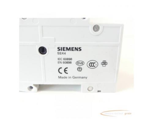 Siemens 5SX41 C2 ~230/400V Leistungsschutzschalter + 5SX9100 HS Hilfsschalter - Bild 5