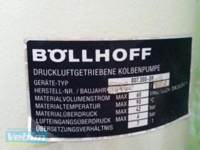 BOLLHOFF 007.300-DP Druckluftgetriebene Lackpumpe (Kolbenpumpe) - 2