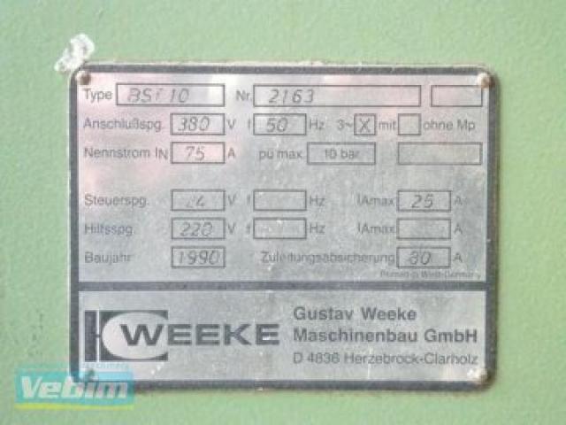 WEEKE BST10/30 Dübellochbohrmaschine, automatisch - 4