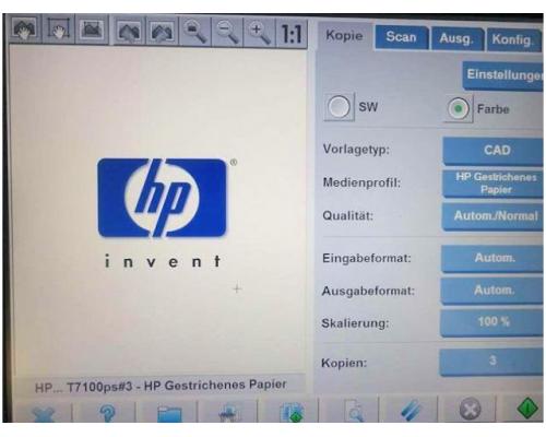 Dokumentenscanner Planscanner Schaltplanscanner mit Vorlageneinzug HP Designjet 4500 - Bild 3