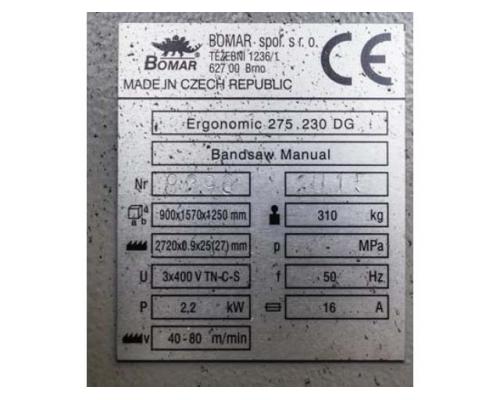 Manuelle Metallbandsäge BOMAR Ergonomic 275.230 DG Metall-Bandsägemaschine - Bild 4