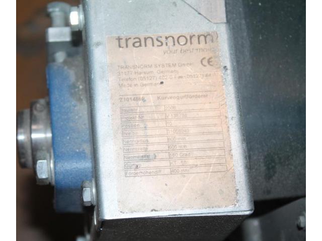 Transnorm Kurvenband - Kurvengurtförderer 180° - 2