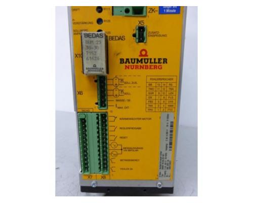 BAUMÜLLER BUM25-30/60-30-001 Wechselstromrichter, 3 Phasen AC- Servoantrieb, Se - Bild 3