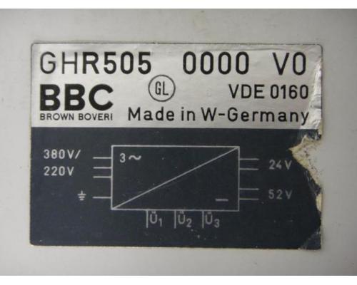 BBC GHR 505 0000 V0 Trafo, Travo, Transformator, Netzteil, Spannungswa - Bild 6