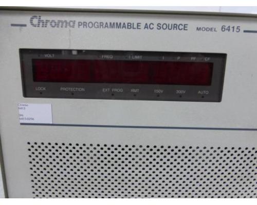 CHROMA 6415 Programmierbarer Wechsel- Spannungsregler, Program - Bild 3