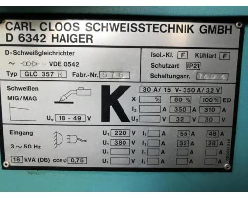 CLOOS GLC 357 MIG MAG- Schutzgasschweißgerät - Bild 6