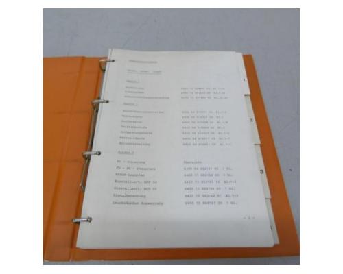 DECKEL FP2NC / FP3NC / FP4NC / Dialog 3 Handbuch, Elektrische Unterlagen, Schaltplan, Gerä - Bild 3