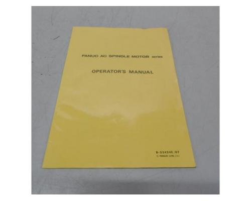 FANUC AC Spindle Servo / Motor series Handbuch, Betriebsanleitung, Bedienungsanleitung, - Bild 5