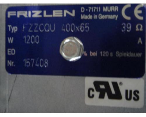 FRIZLEN FZZCQU 400x65 Widerstand, Leistungswiderstand mit Porzelan-Träge - Bild 2