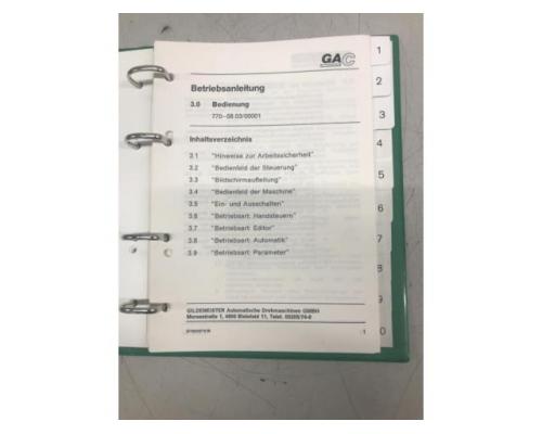 GILDEMEISTER GAC / GAC65 Betriebsanleitung, Bedienungsanleitung, Handbuch, - Bild 2