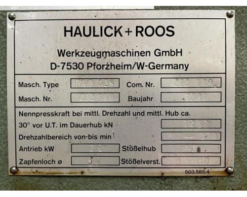 HAULICK + ROOS RVD 125 Exzenter Stanzautomat Doppelständer - Exzenterpres - Bild 6
