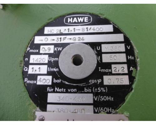 HAWE HC 2L/1,1-1B/400-0-31F-G24 Hydraulikaggregat, Hydraulik Aggregat - Bild 5