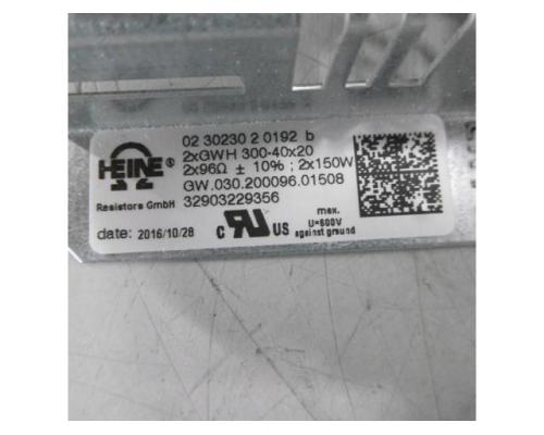 HEINE Resistors GmbH 2xGWH 300-40x20 - 2 x 150 Ohm Aluminiumwiderstand, Widerstand, Bremswiderstand, - Bild 6