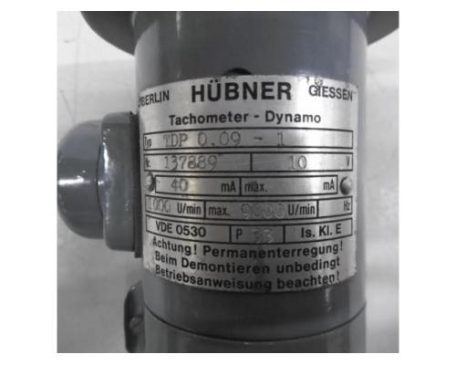 HÜBNER TDP 0.09 - 1 Tachometer, Dynamo, Gleichstrom Tachogenerator, Ta - Bild 5