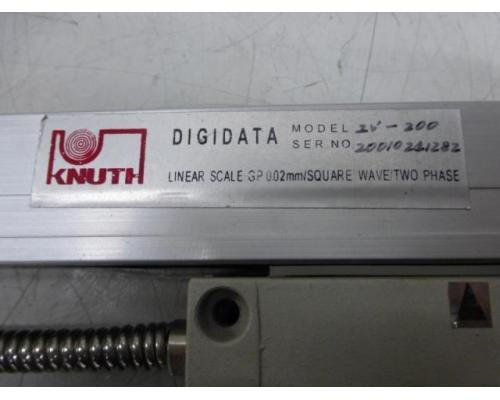 KNUTH DIGIDATA 1V-200 Glasmaßstab, inkrementales Längenmesssystem, Linea - Bild 3