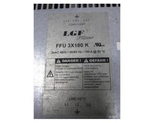 LGF Filter FFU 3X180 K 3 Phasen, 3 x AC- EMV-Filter, Vorschaltgerät, Netz - Bild 5