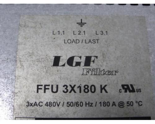 LGF Filter FFU 3X180 K 3 Phasen, 3 x AC- EMV-Filter, Vorschaltgerät, Netz - Bild 6