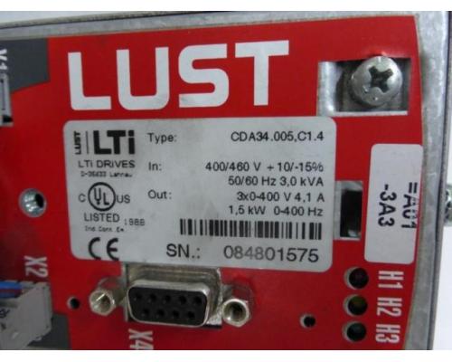 LUST LTI DRIVES / LTI MOTION CDA34.005,C1.4 AC- Servoantrieb, Servosteller, Servoumrichter, Se - Bild 4
