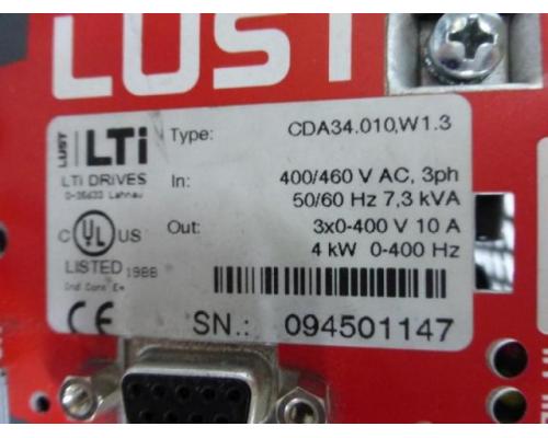 LUST LTI DRIVES / LTI MOTION CDA34.010,W1.3 AC- Servoantrieb, Servosteller, Servoumrichter, Se - Bild 5