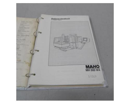 MAHO MH 500 W4 mit Philips Steuerung CNC 432 Bediener Handbuch, Betriebsanleitung, Bedienungsan - Bild 3
