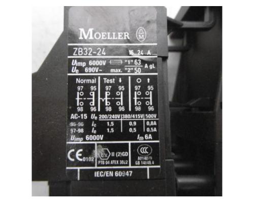 MOELLER / EATON DIL M32-01 / ZB32-24 Leistungsschütz, Lastschütz, Luftschütz, Schütz, L - Bild 5