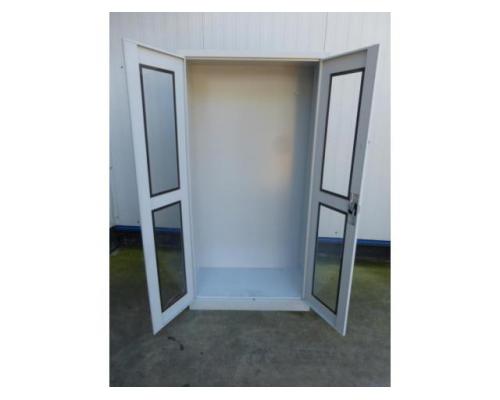 PAVOY Flügeltürenschrank mit Sichtfenstertüren, Metallsc - Bild 1